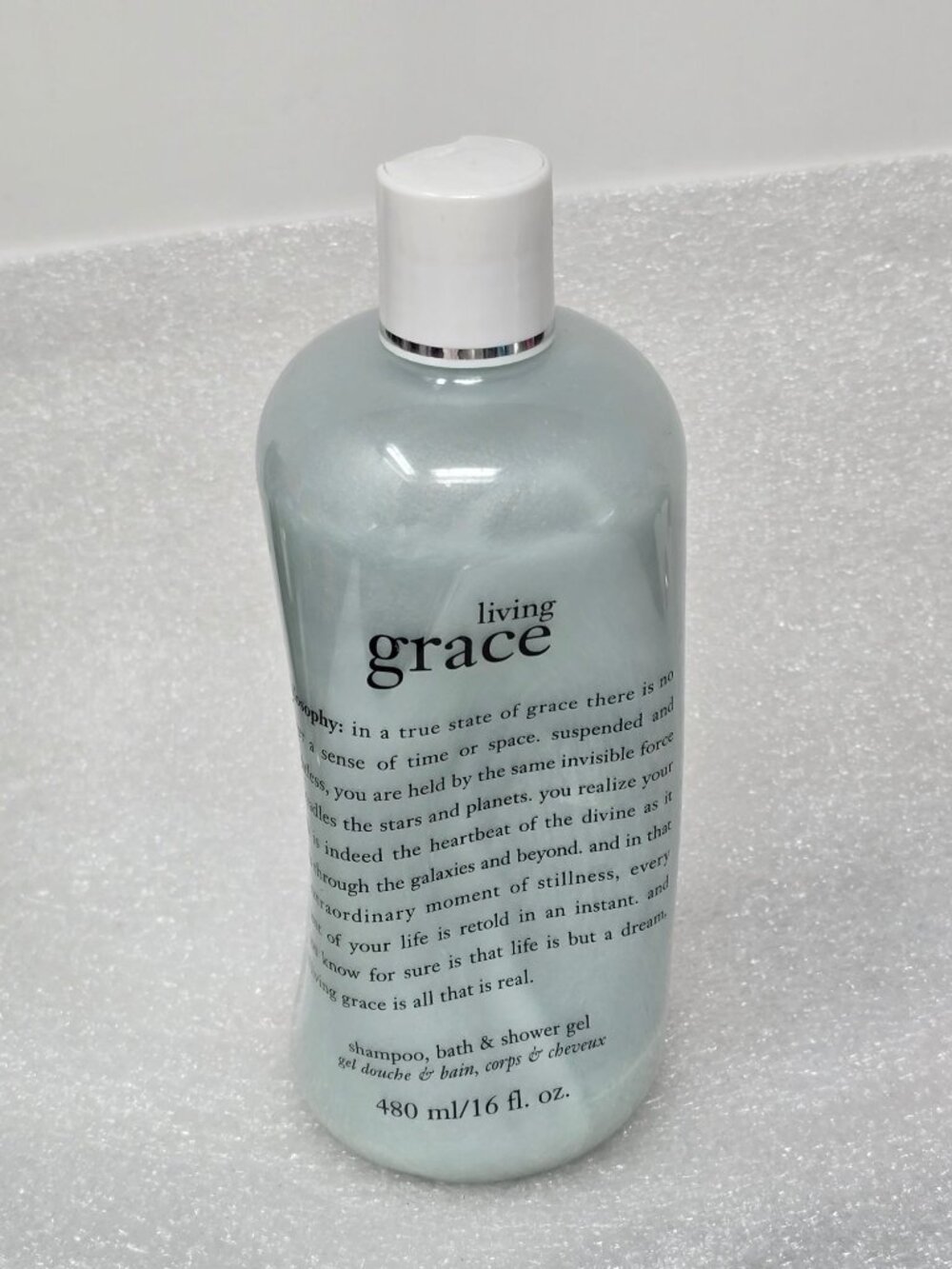 Philosophy Living Grace Shampoo Bath & Shower Gel 16 oz Clean Fresh Scent